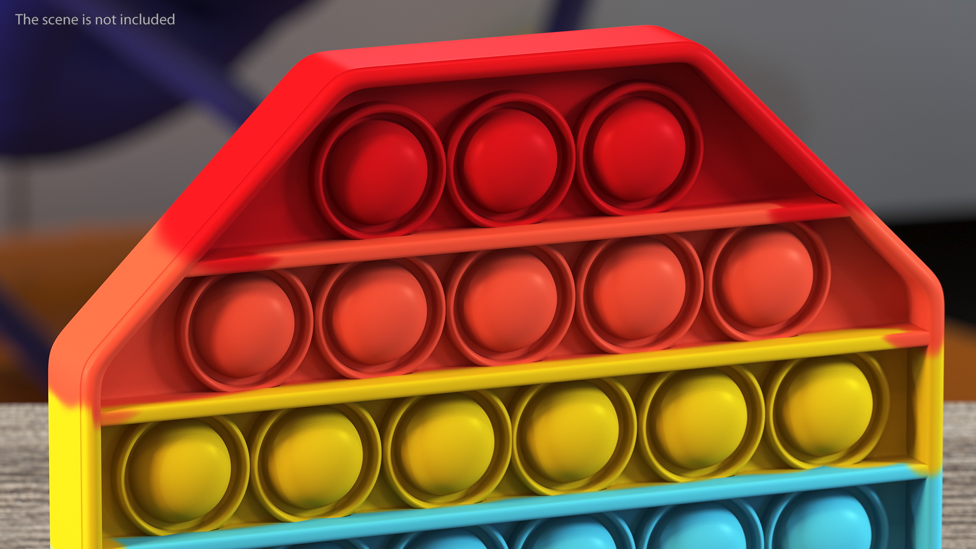 3D Rainbow Octagon Pop It Toy