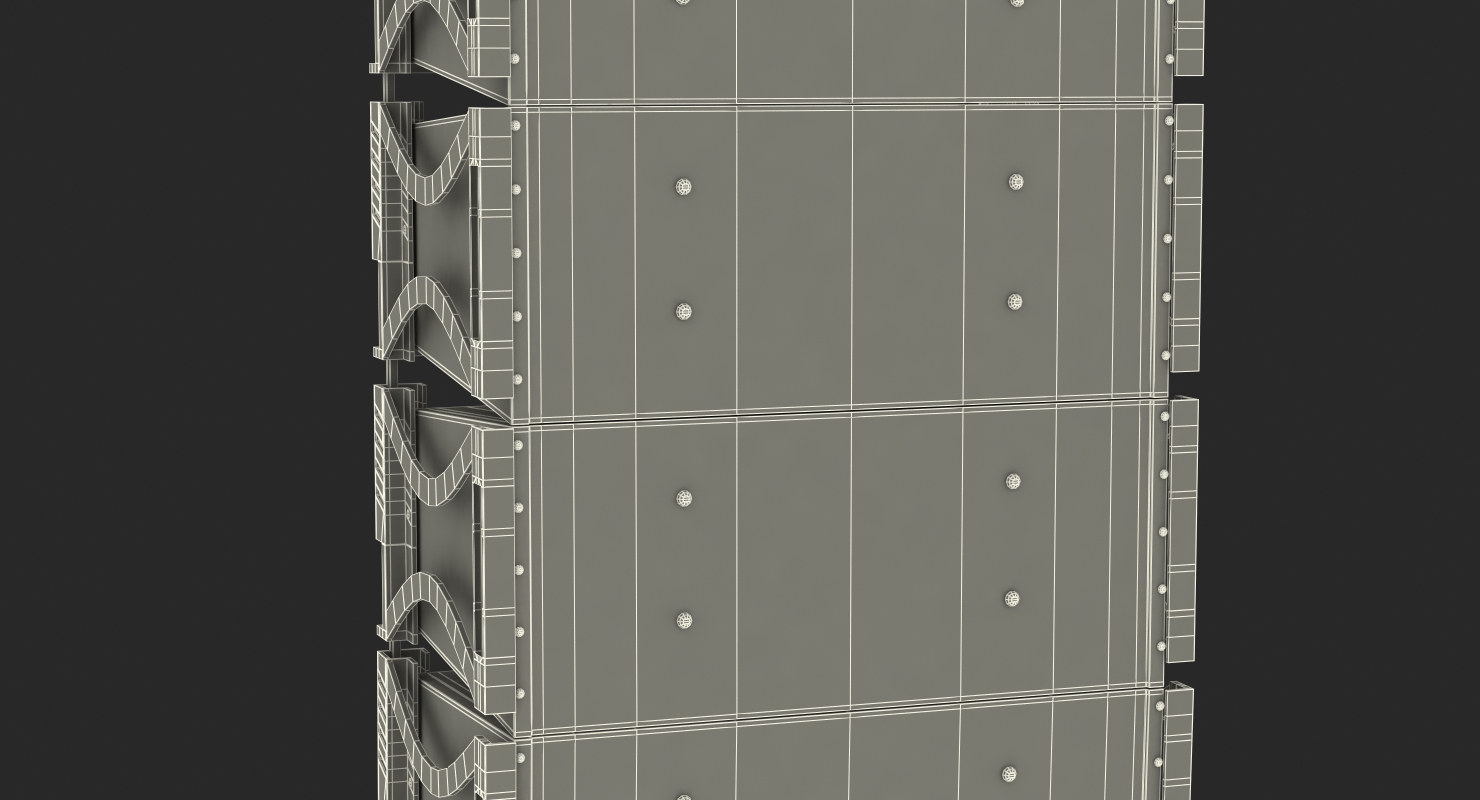 Concert Stage Array Audio System 3D