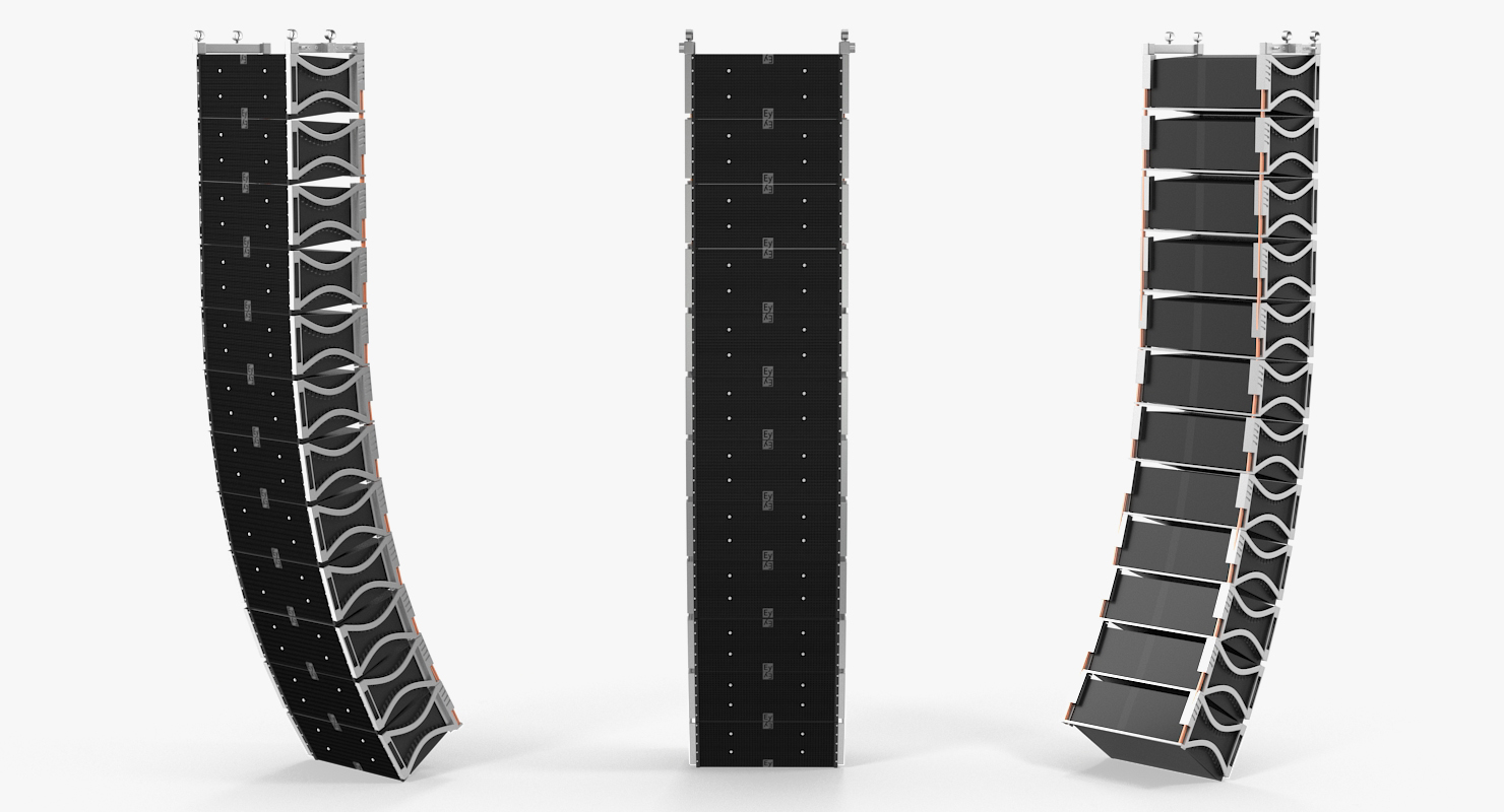 Concert Stage Array Audio System 3D