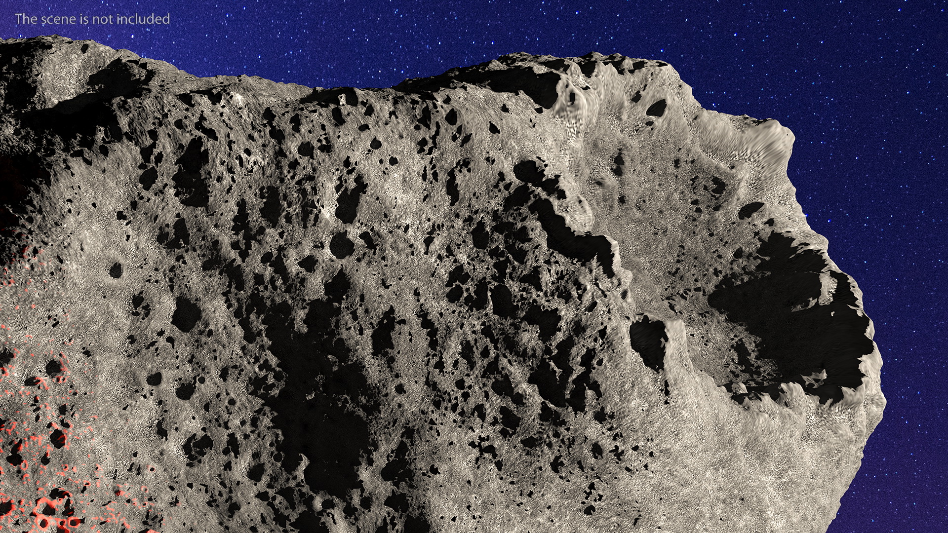 3D Asteroid Entering Atmosphere model