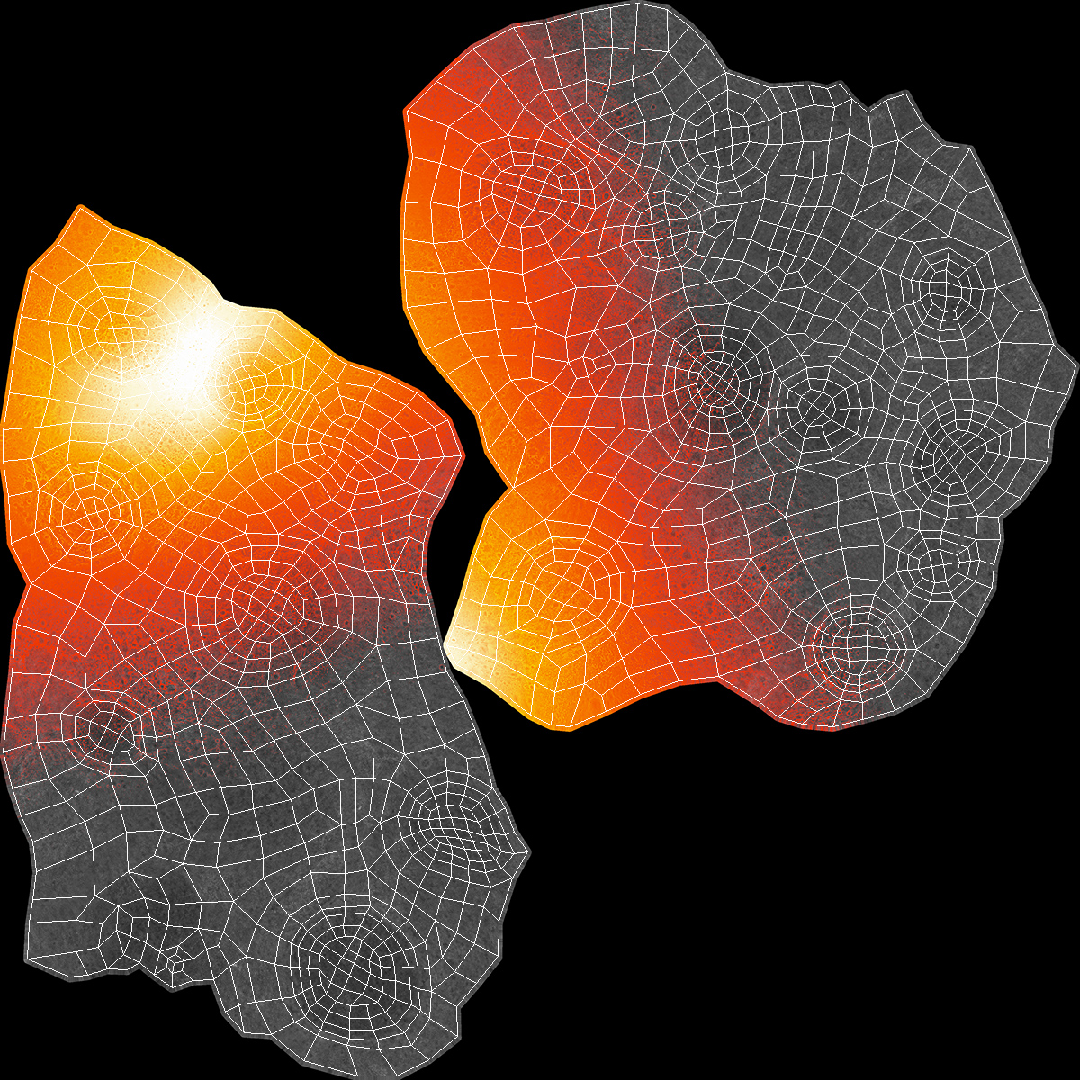 3D Asteroid Entering Atmosphere model