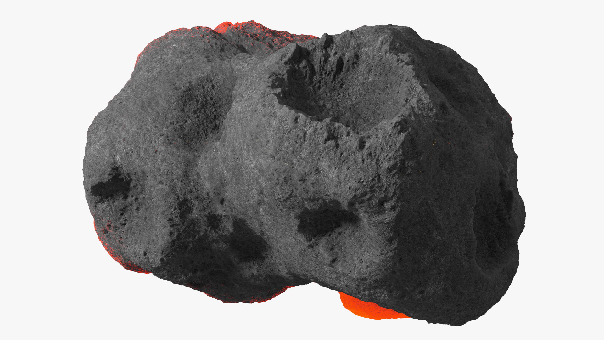 3D Asteroid Entering Atmosphere model