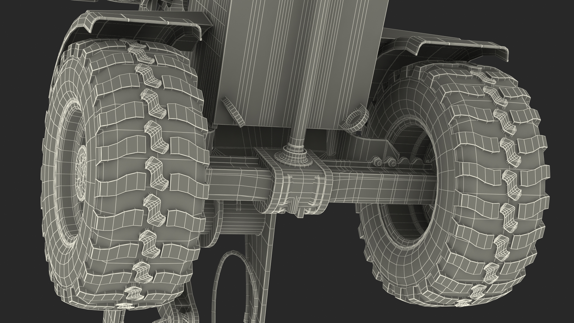 Volvo L25 Electric Loader with Pallet Fork Rigged 3D model