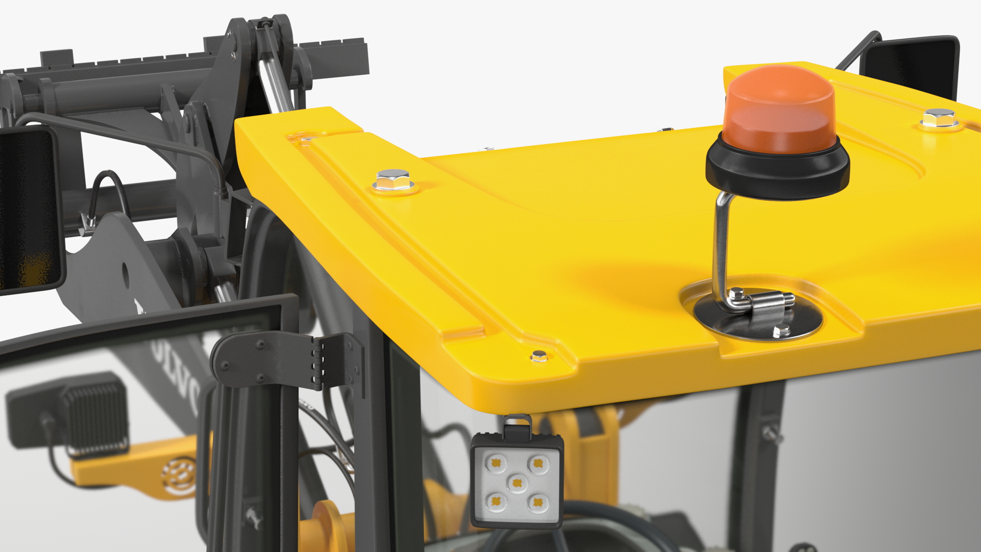 Volvo L25 Electric Loader with Pallet Fork Rigged 3D model