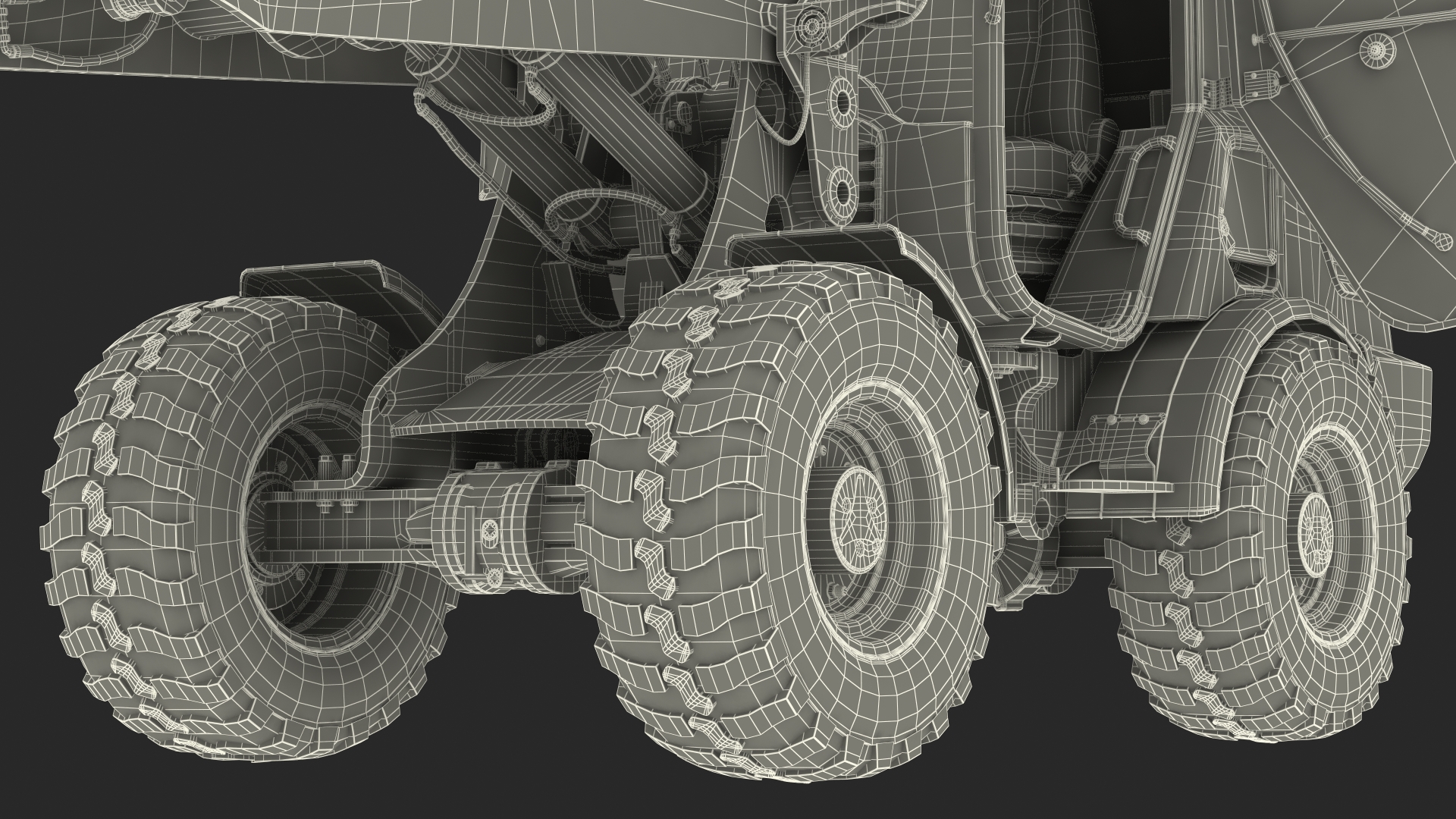 Volvo L25 Electric Loader with Pallet Fork Rigged 3D model