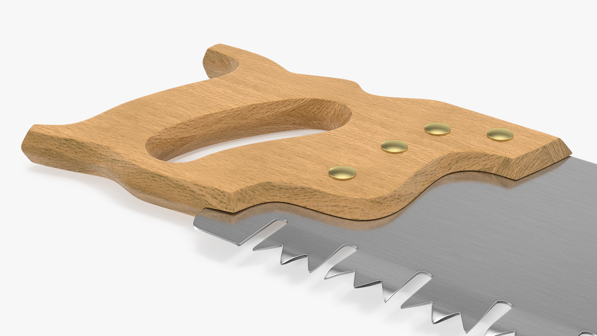 3D model One Man Lynx Brand 3ft Crosscut Saw