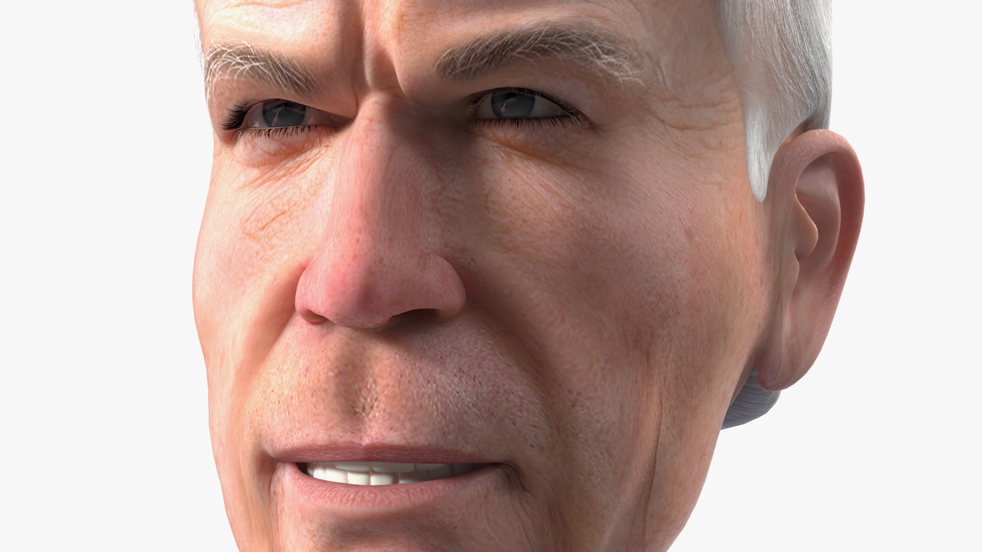 3D Cartoon Joe Biden Pointing Pose