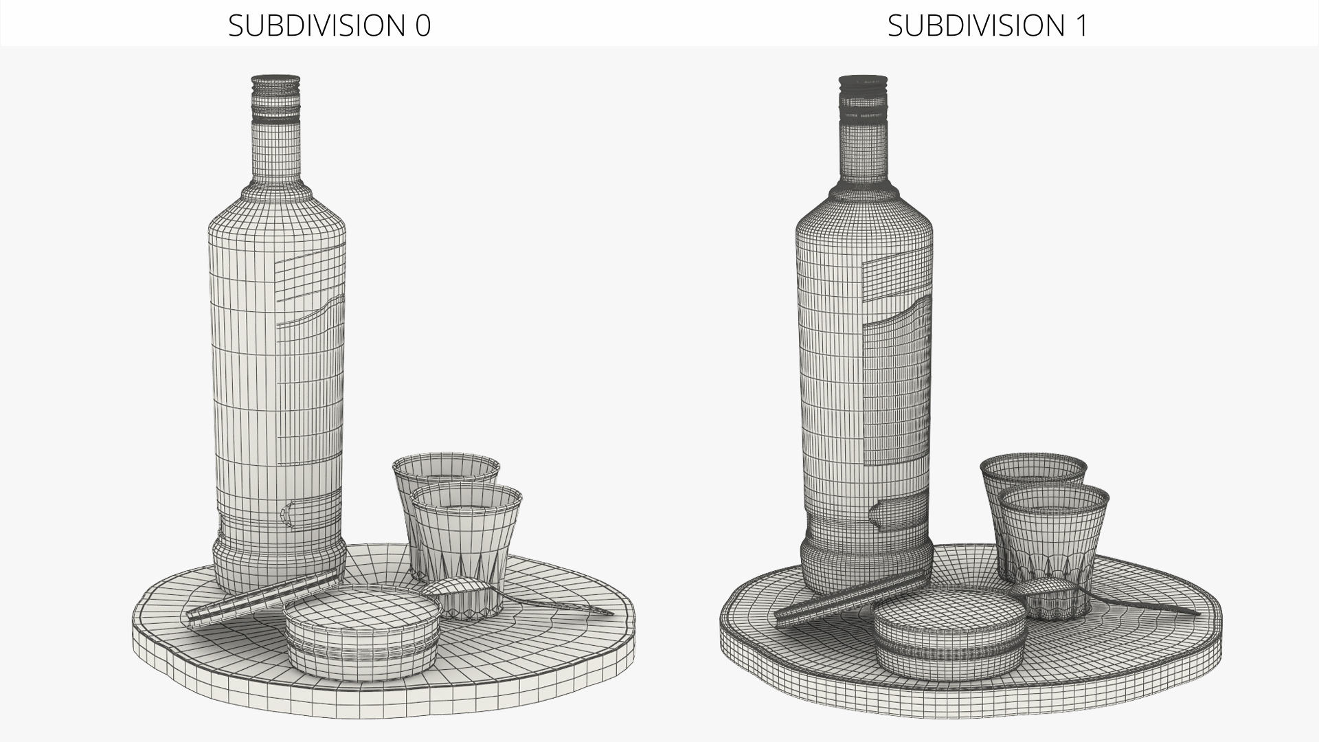 Smirnoff Vodka Serving Set with Caviar and Shots - view 4