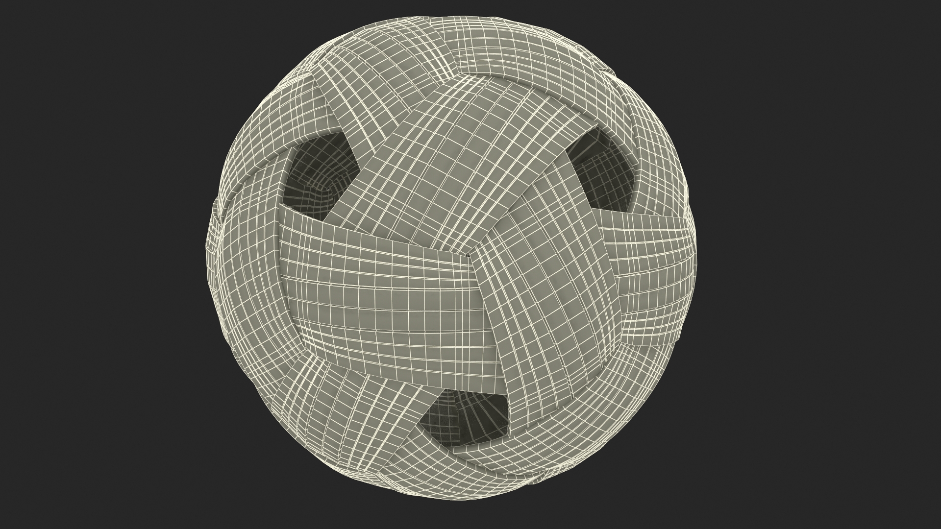 Sepak Takraw Thai Kick Rattan Ball 3D model