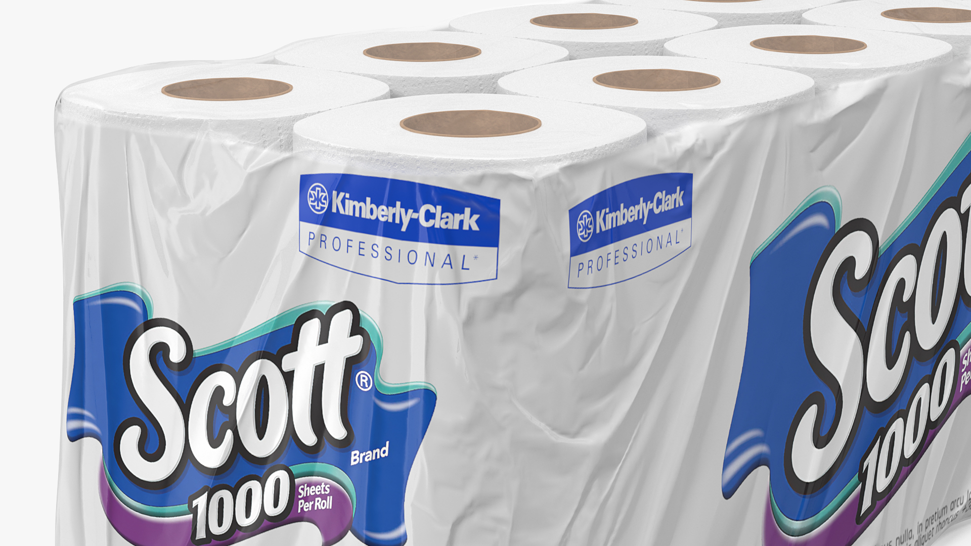 Scott Regular Roll Bath Tissue 20 Rolls 3D model