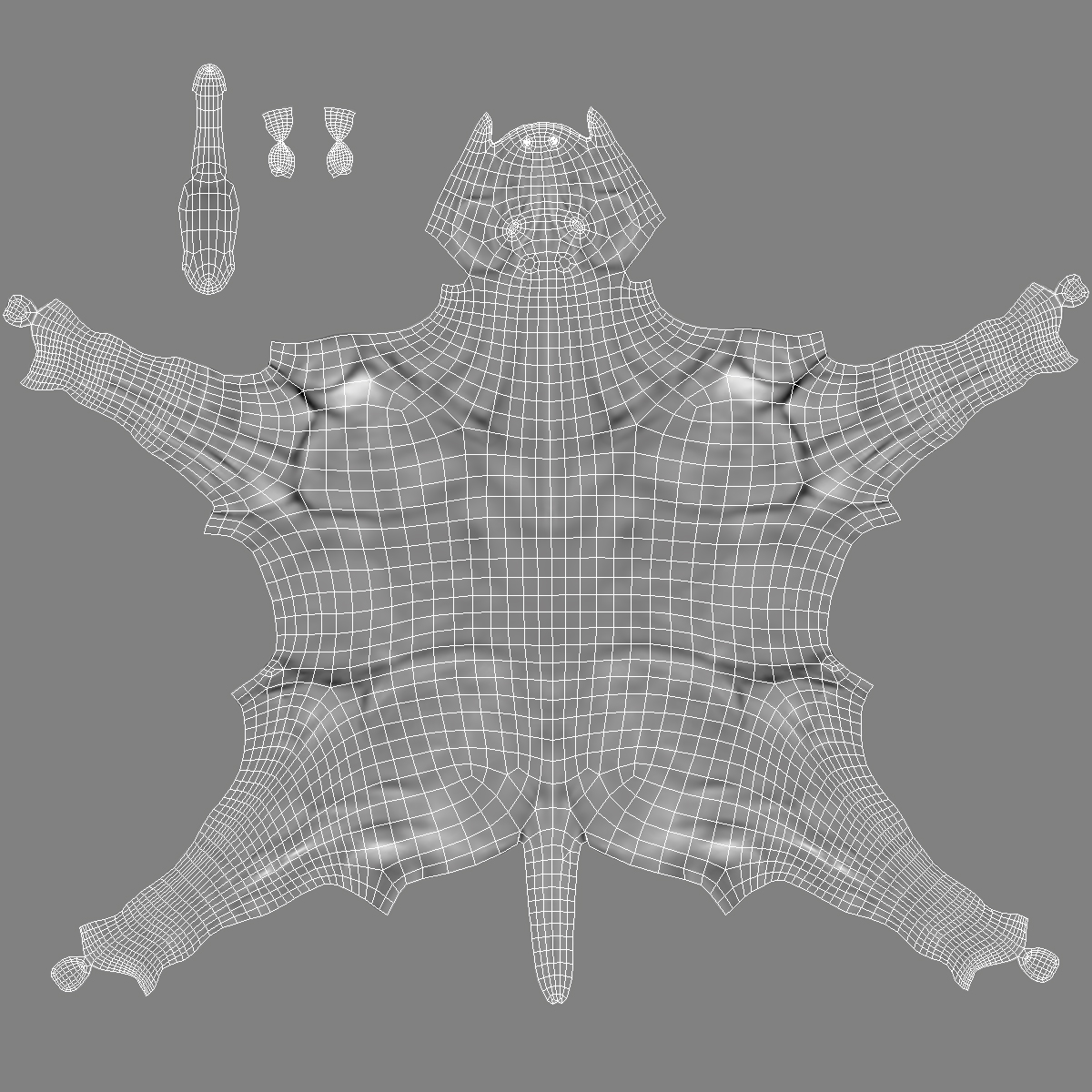 3D Horse Envelope with Skeleton Neutral Pose