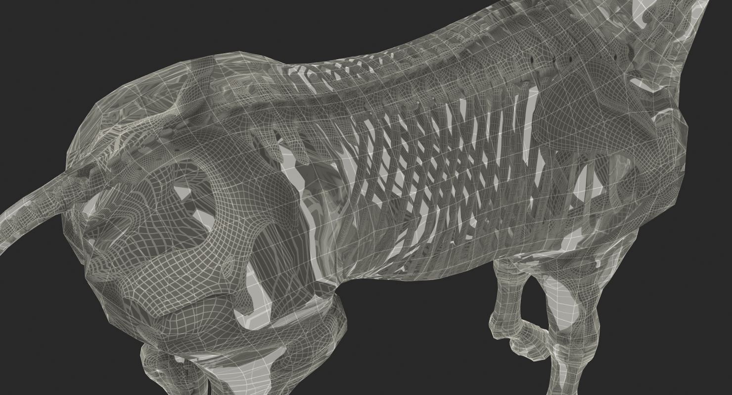 3D Horse Envelope with Skeleton Neutral Pose