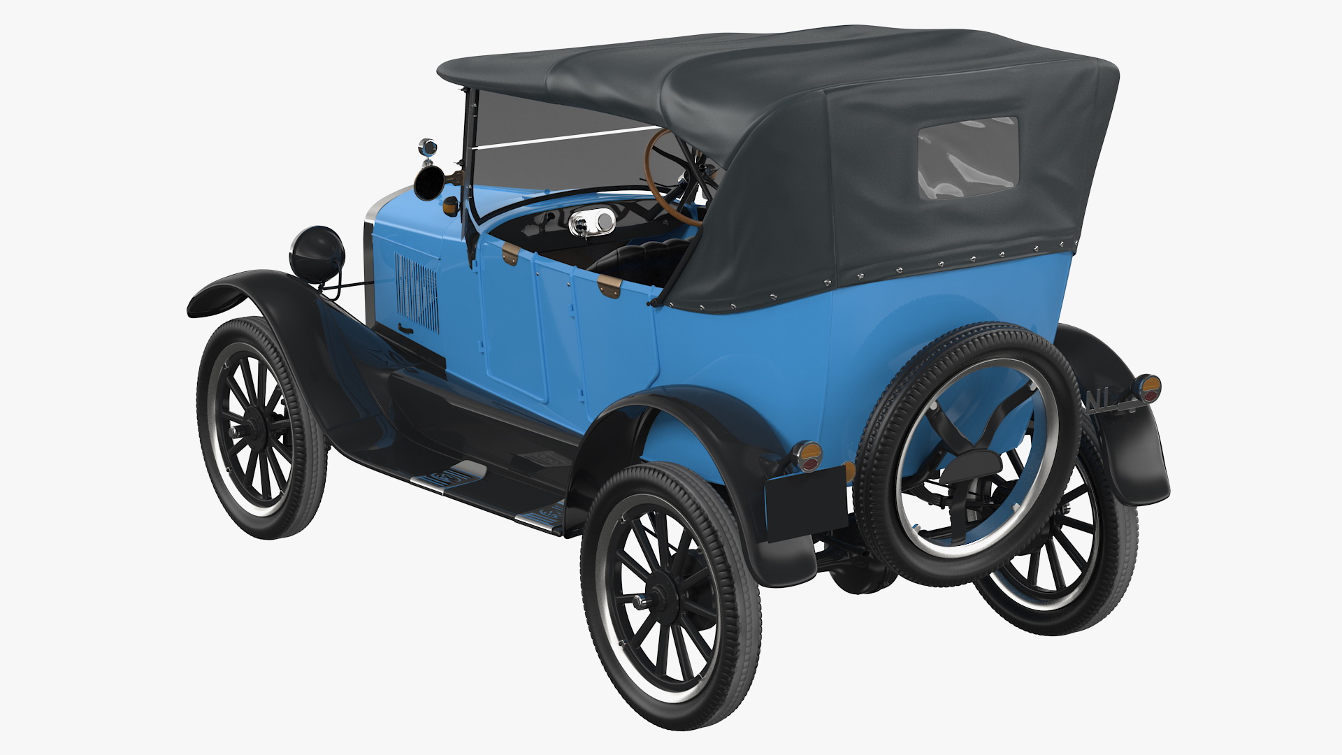 3D model Classic Ford Model T 1926