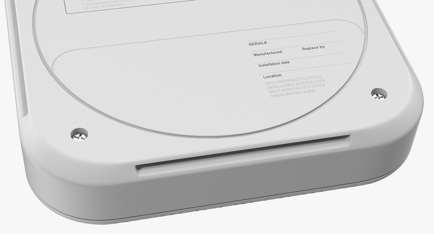 Smoke Detector Generic 2 3D model