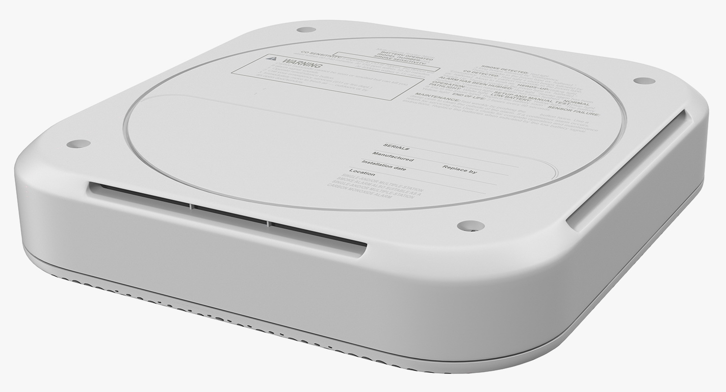 Smoke Detector Generic 2 3D model