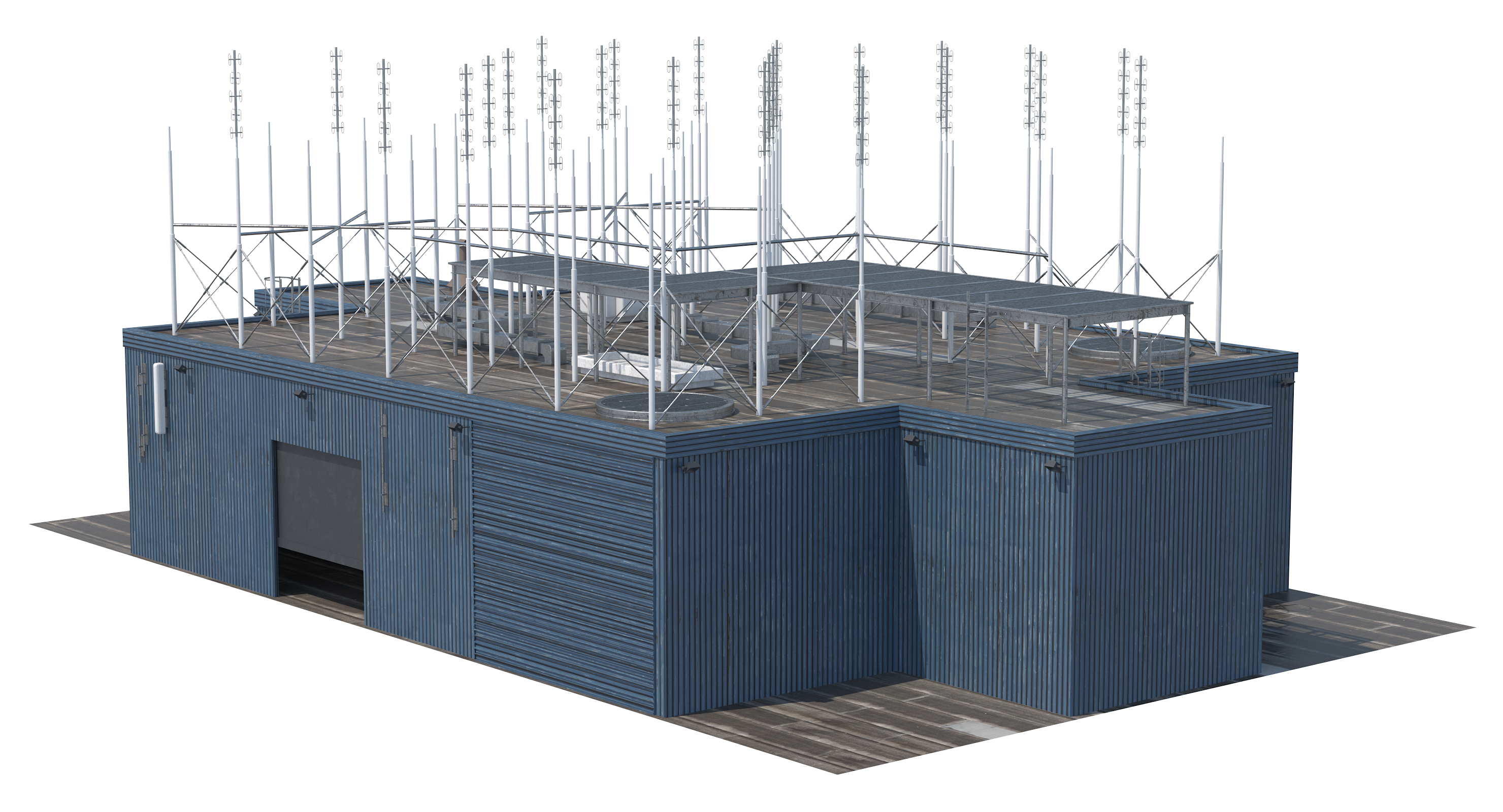 Rooftop Radio Transmitters, view 4