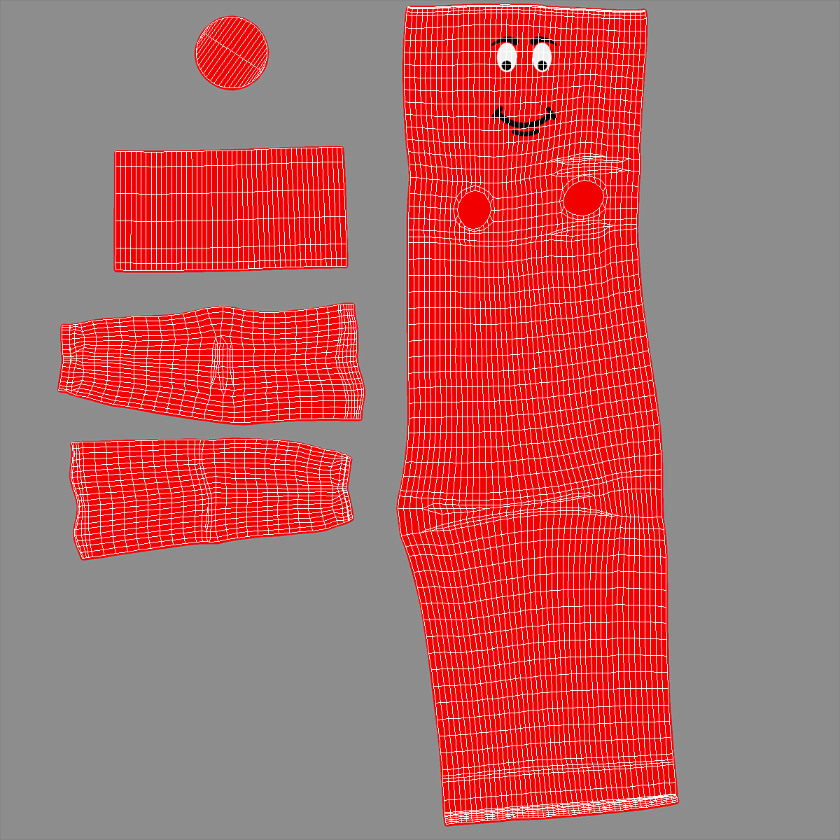 Skydancer Air Puppet Red 3D model