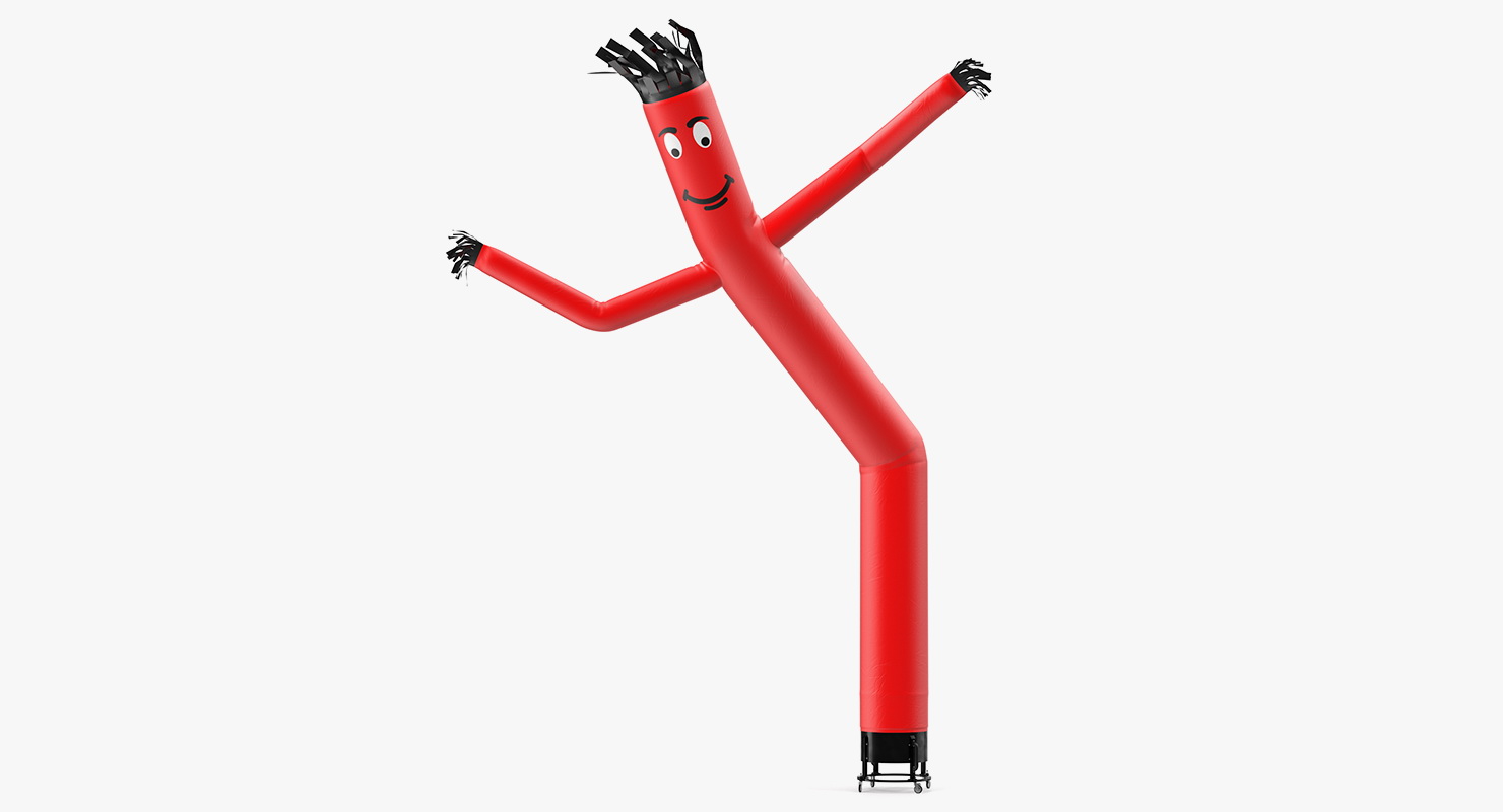 Skydancer Air Puppet Red 3D model