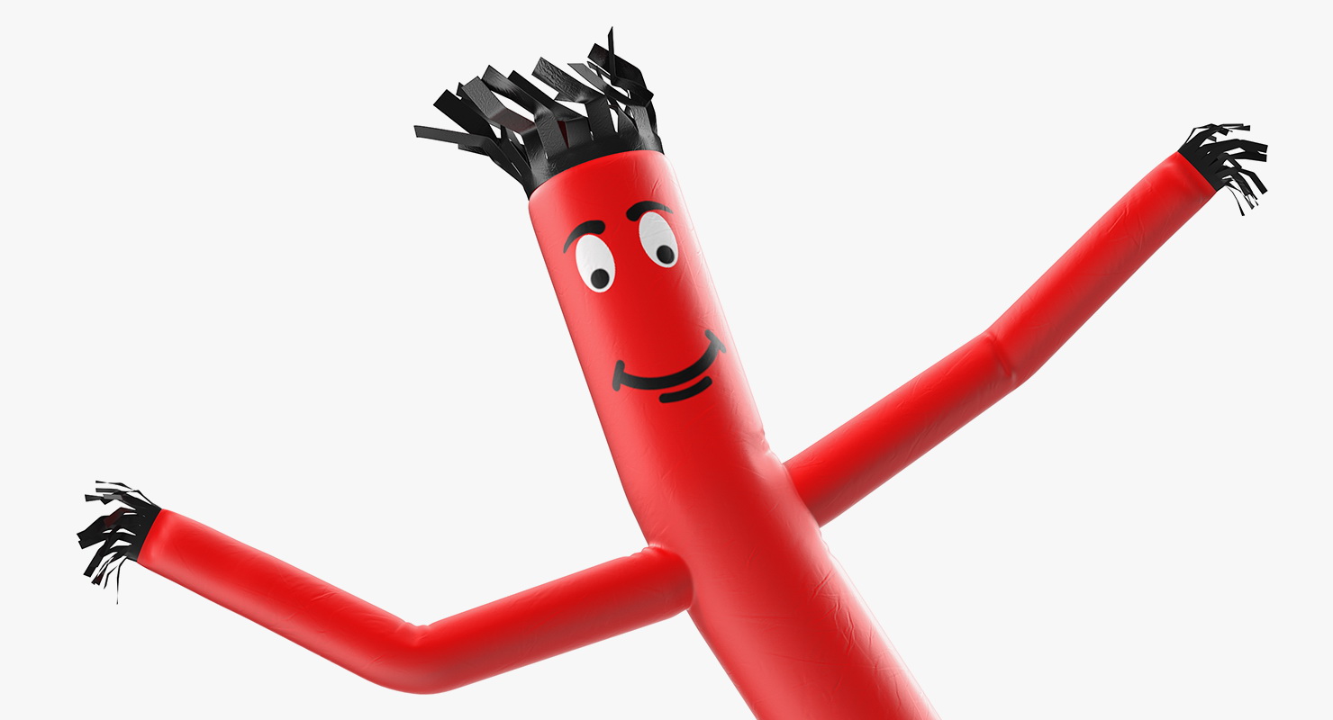 Skydancer Air Puppet Red 3D model
