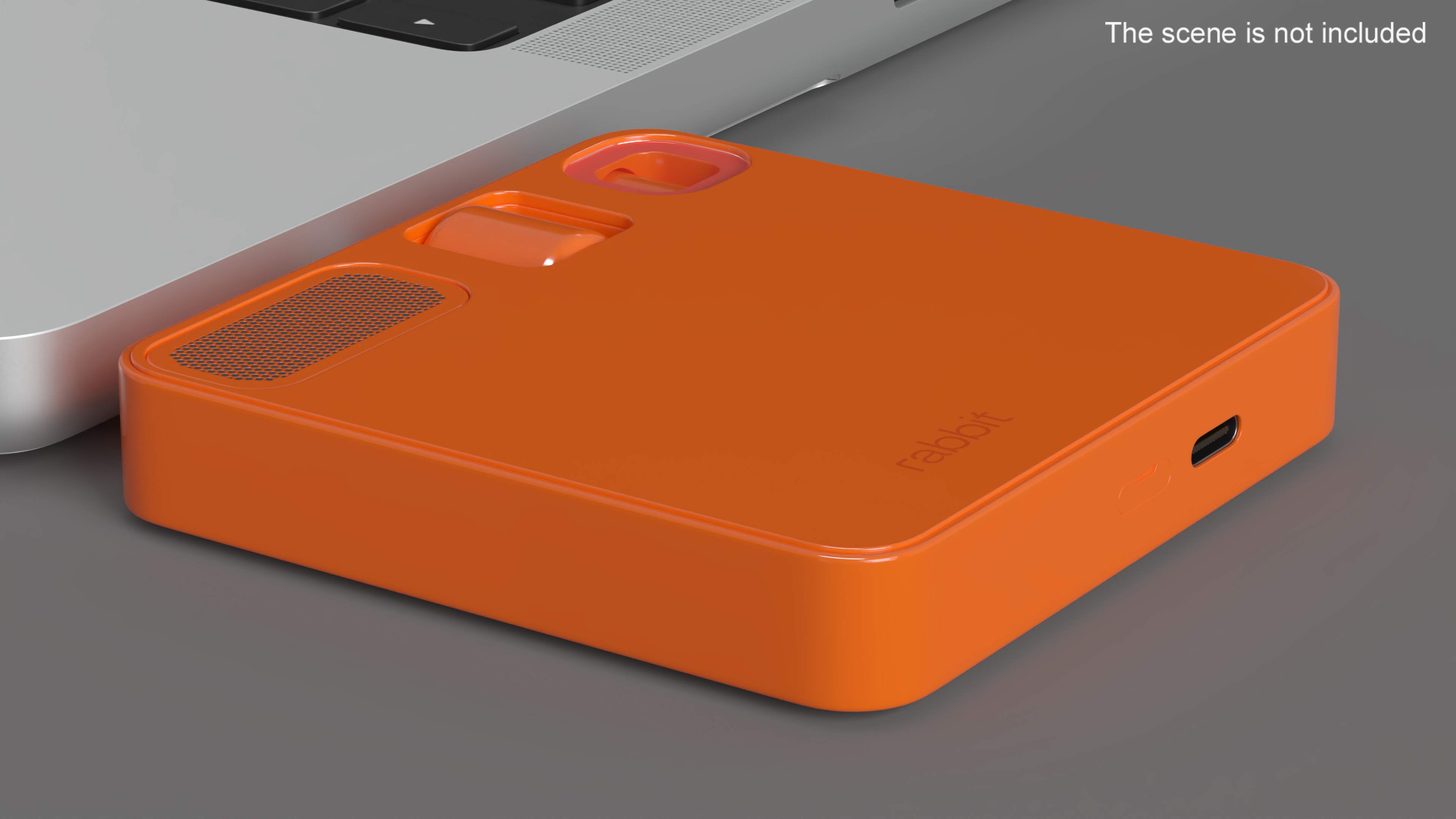 Rabbit R1 AI Assistant Device 3D model