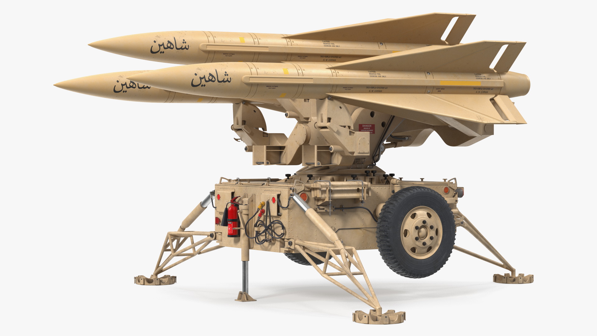 3D MIM23 HAWK System Sand Color model