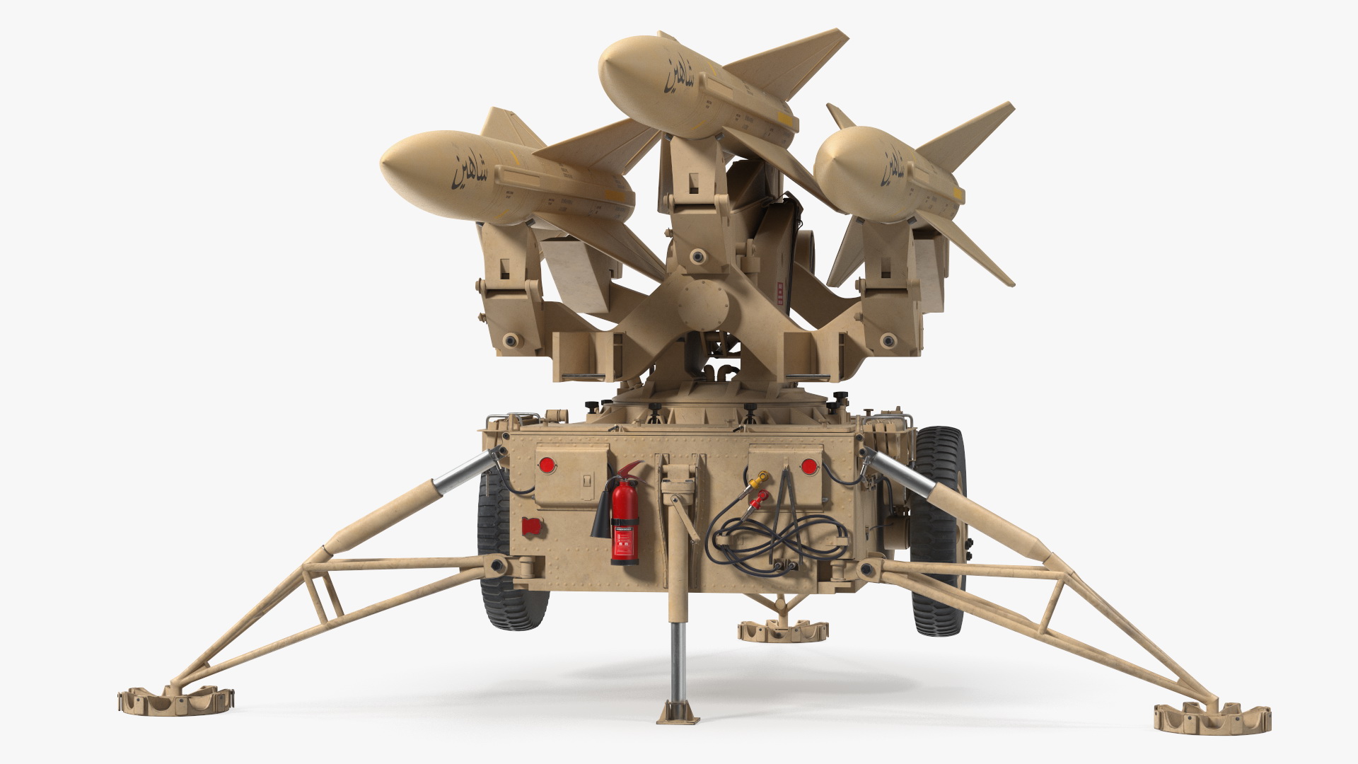 3D MIM23 HAWK System Sand Color model