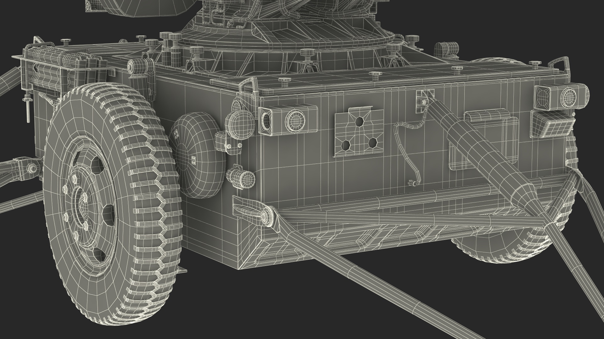 3D MIM23 HAWK System Sand Color model