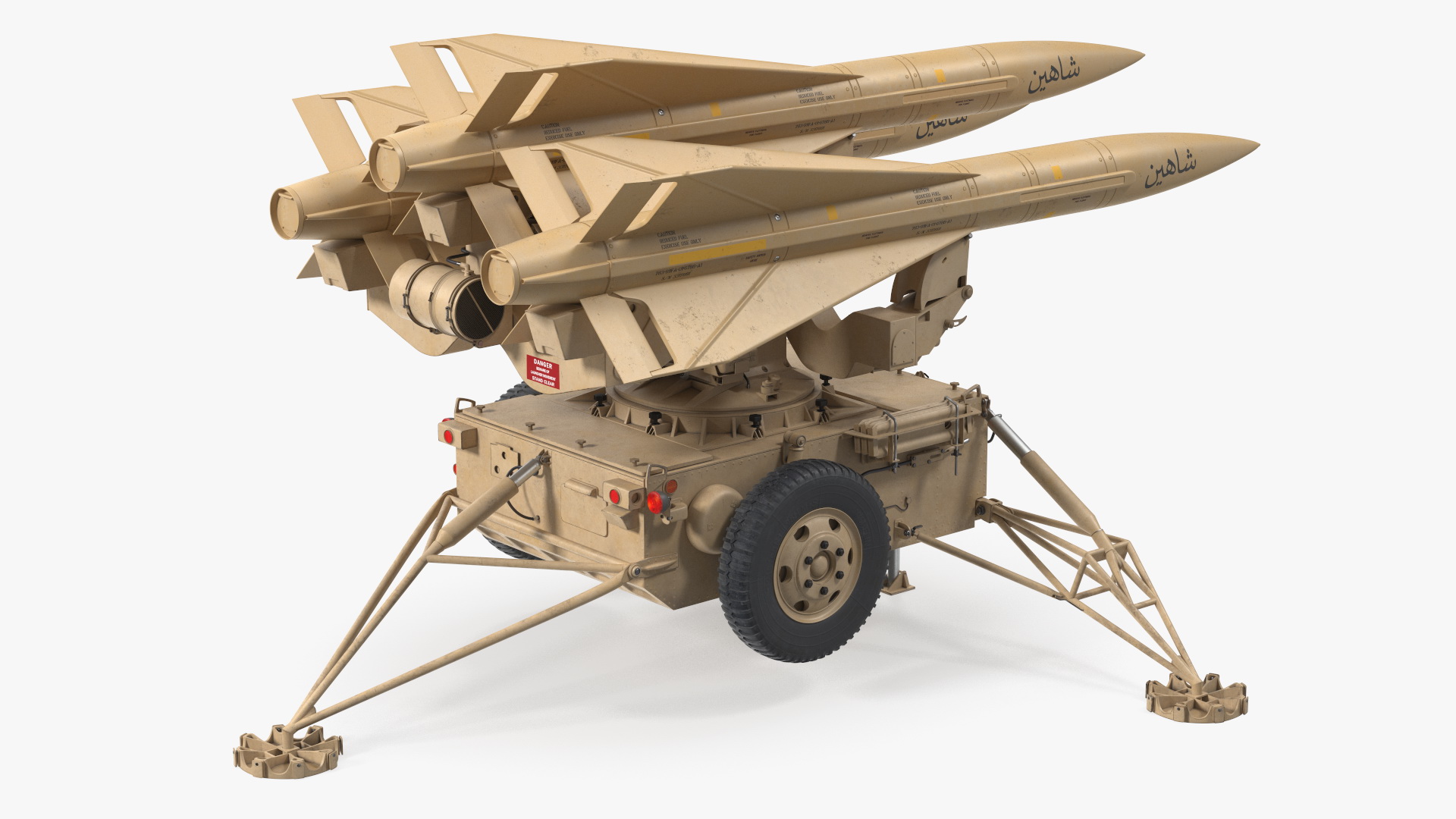 3D MIM23 HAWK System Sand Color model