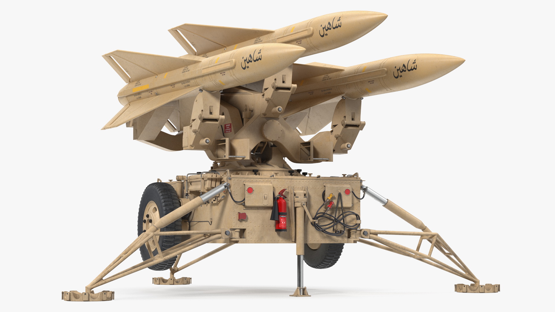 3D MIM23 HAWK System Sand Color model