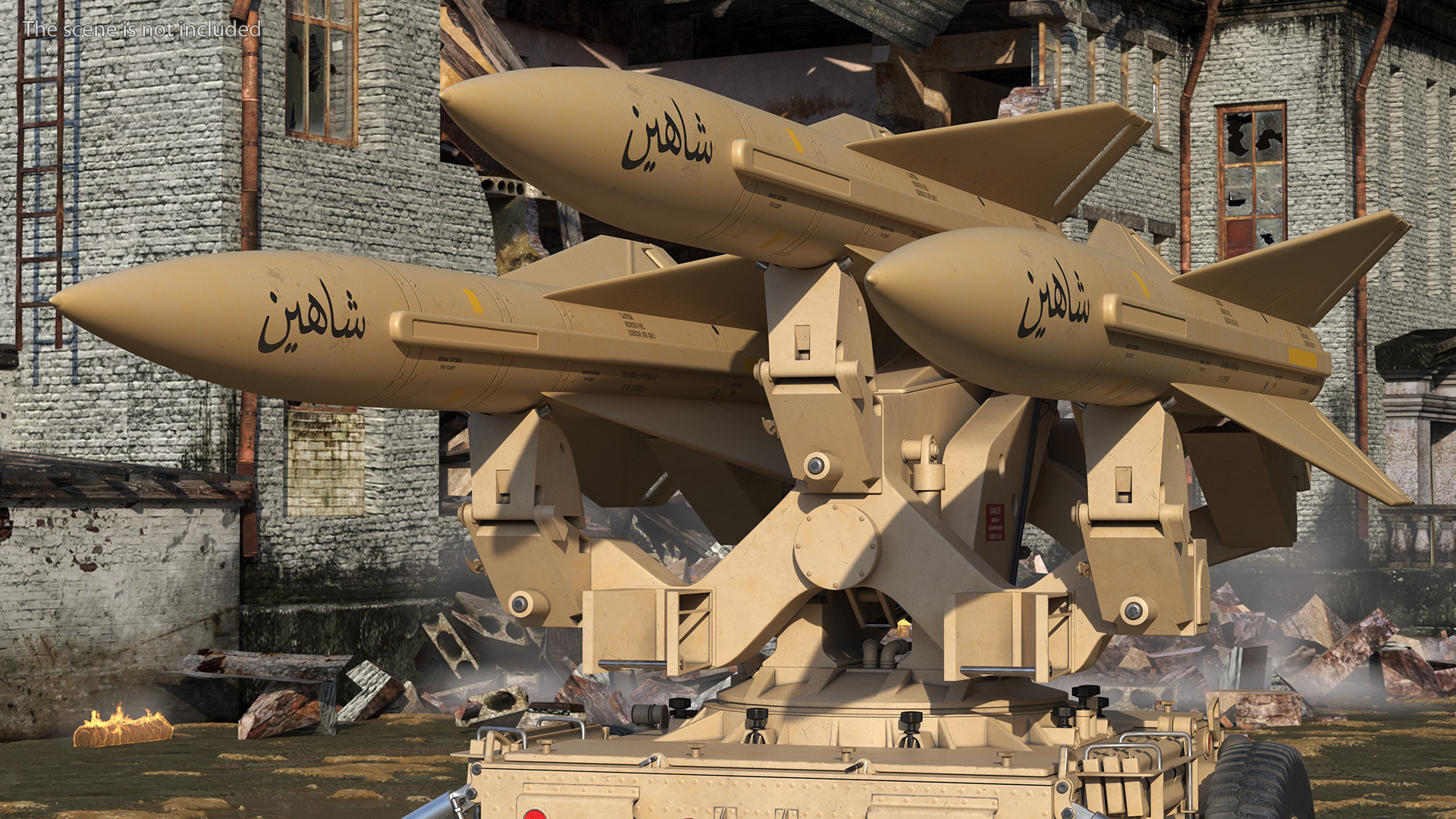3D MIM23 HAWK System Sand Color model