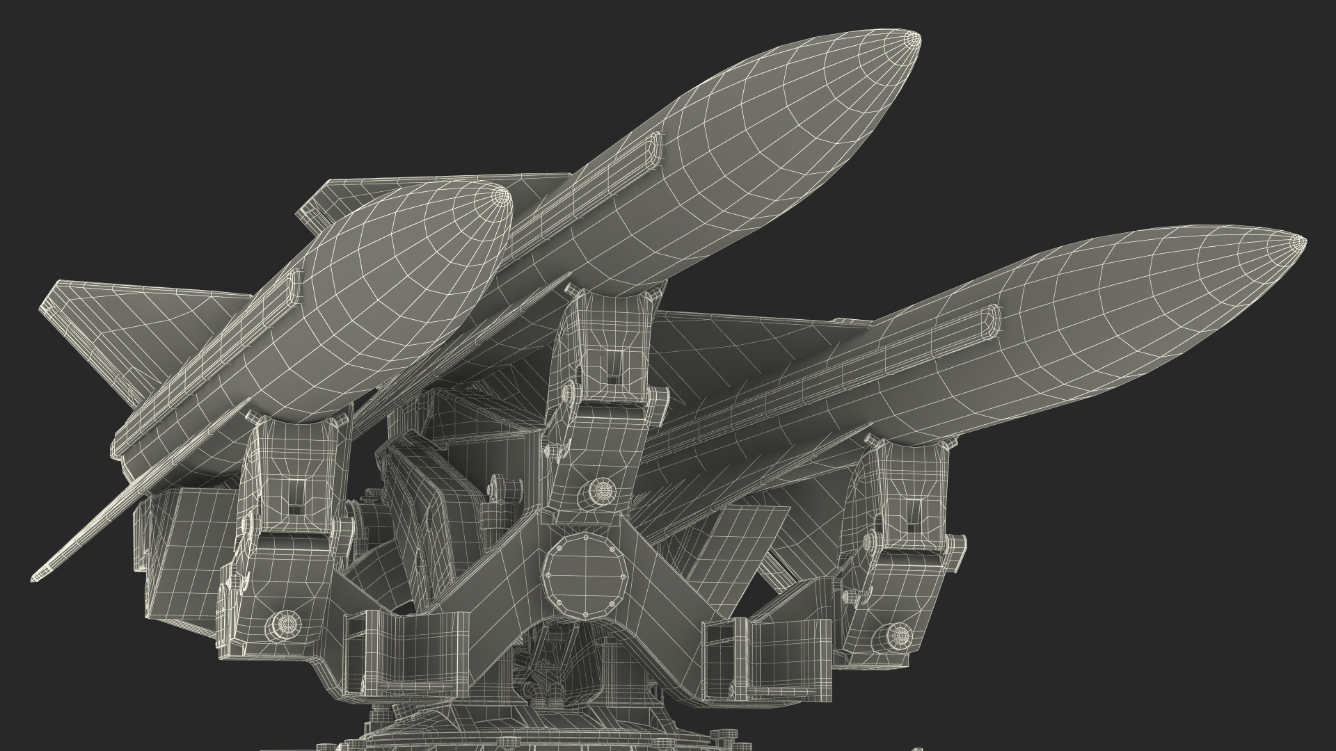 3D MIM23 HAWK System Sand Color model