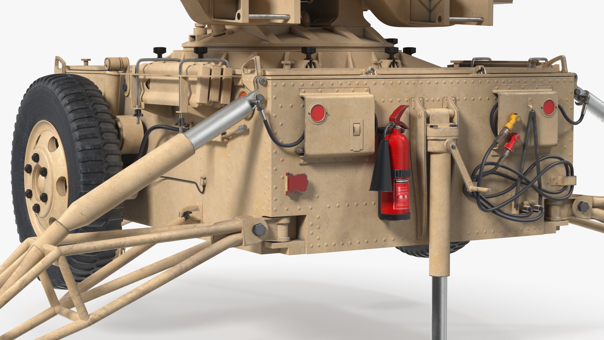 3D MIM23 HAWK System Sand Color model