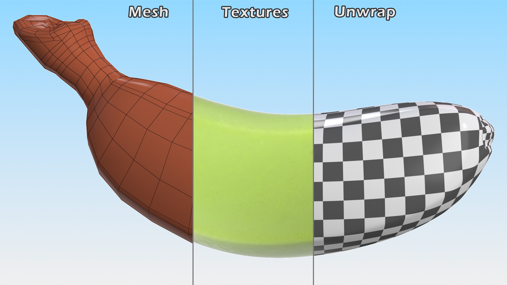 Baby Banana Green 3D