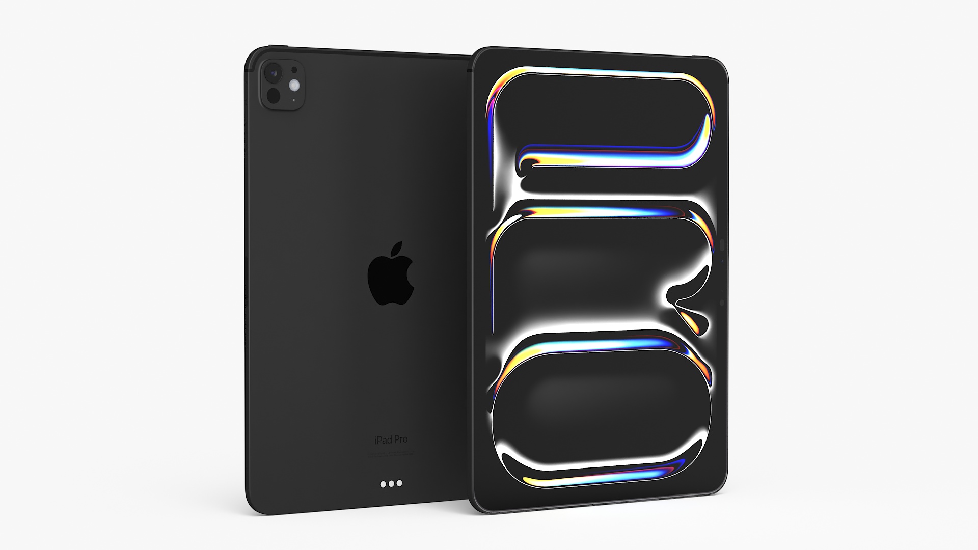 3D Space Black IPad Pro 2024 11 Inch model