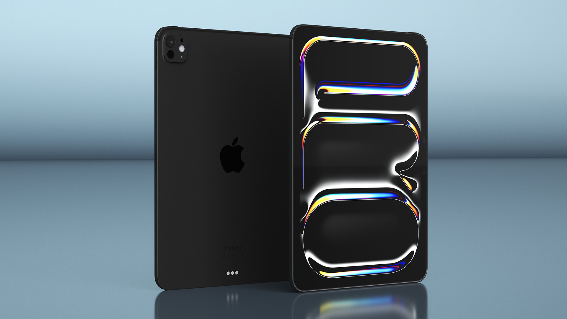 3D Space Black IPad Pro 2024 11 Inch model