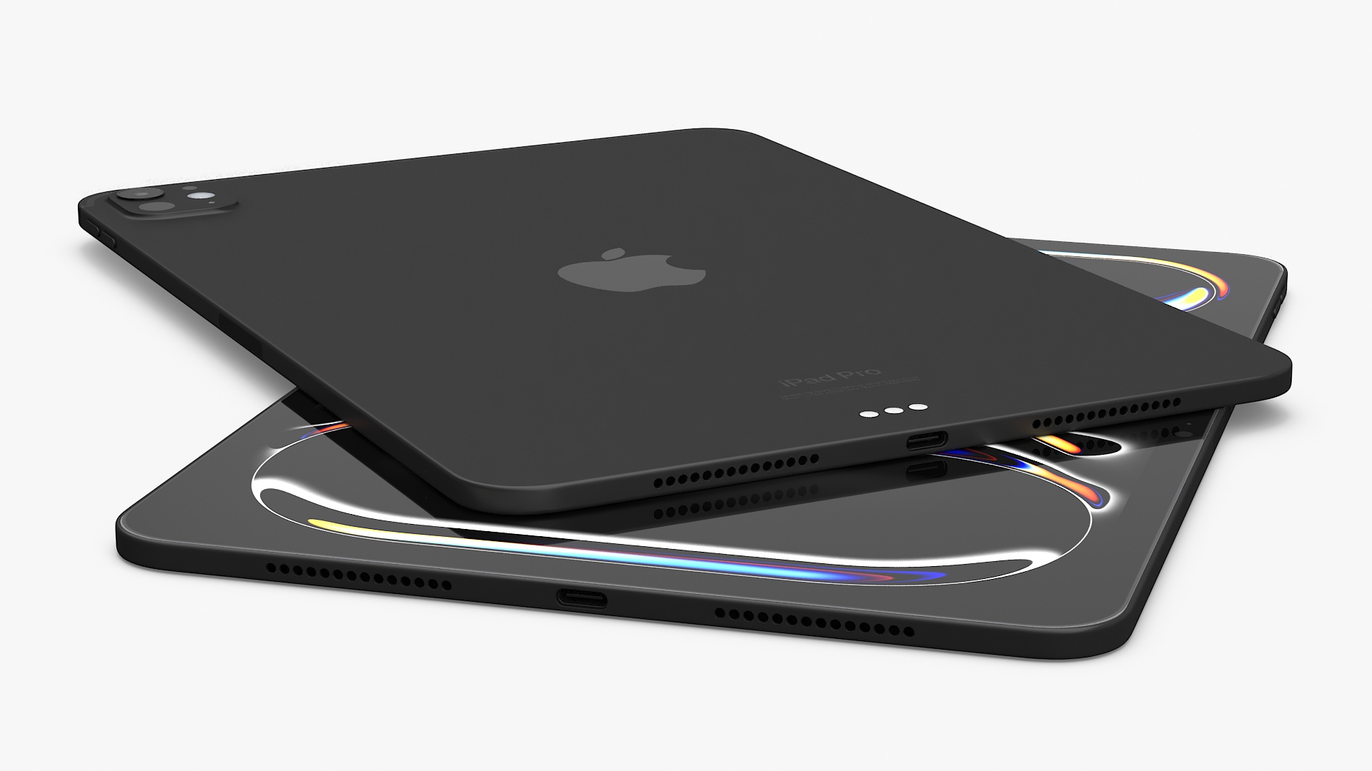 3D Space Black IPad Pro 2024 11 Inch model