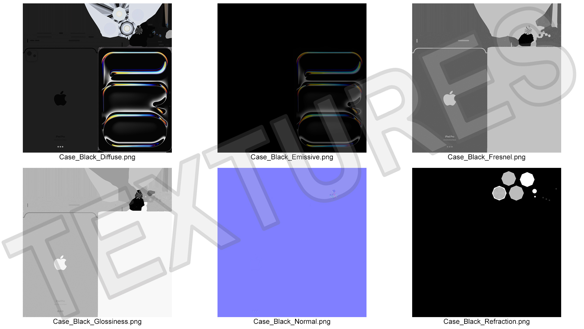 3D Space Black IPad Pro 2024 11 Inch model