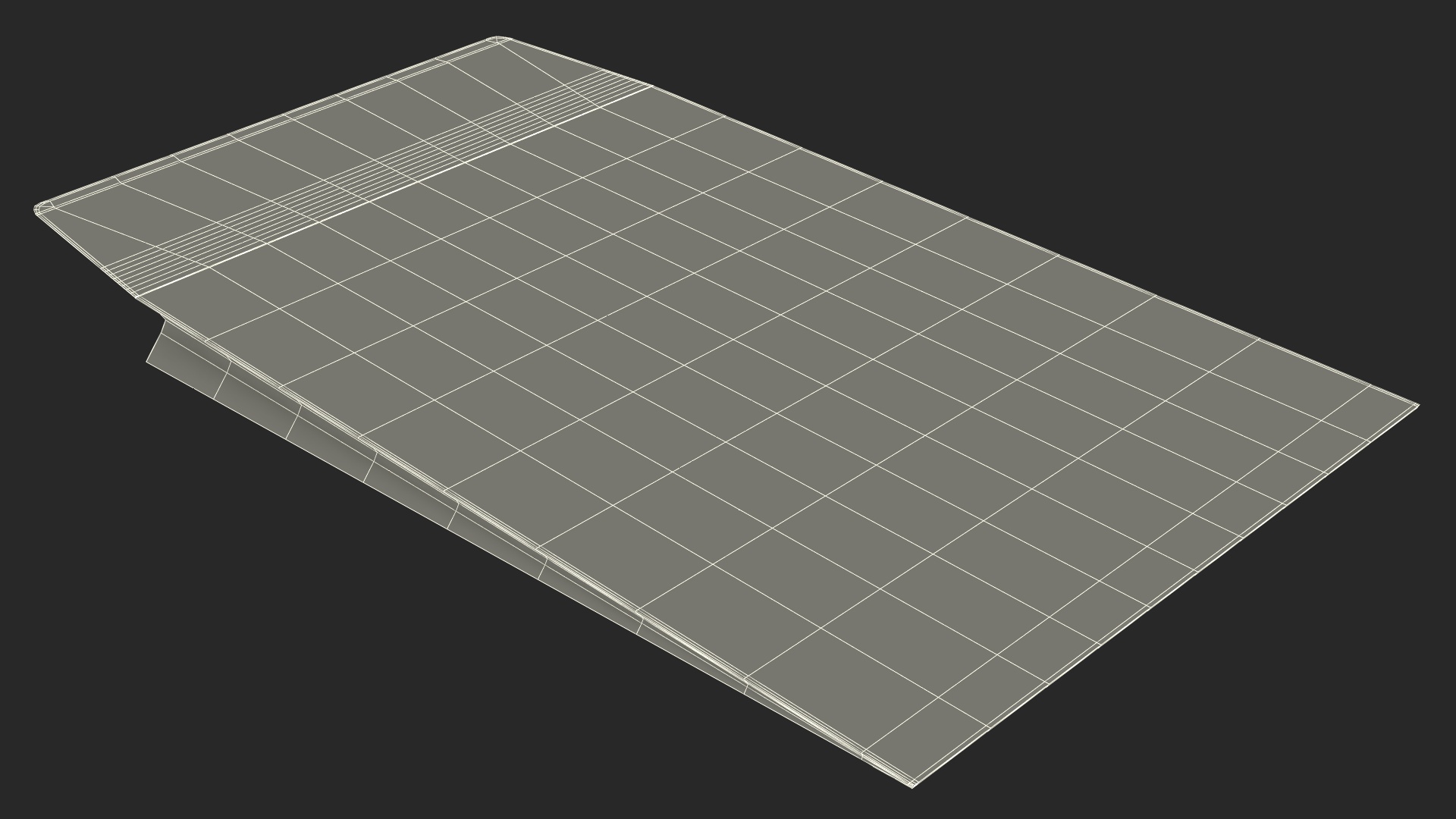 Gusset Envelope White Paper 3D