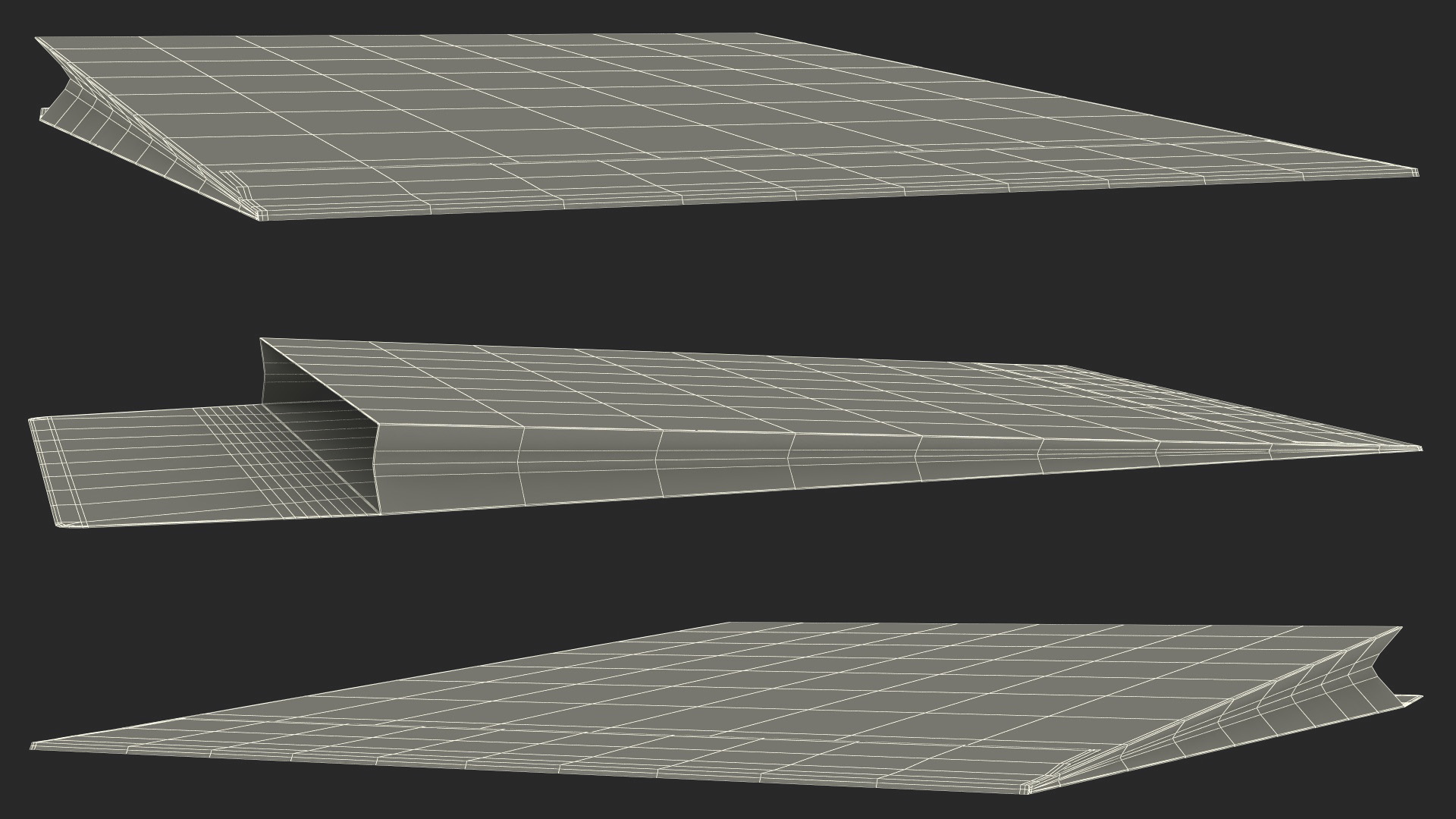 Gusset Envelope White Paper 3D