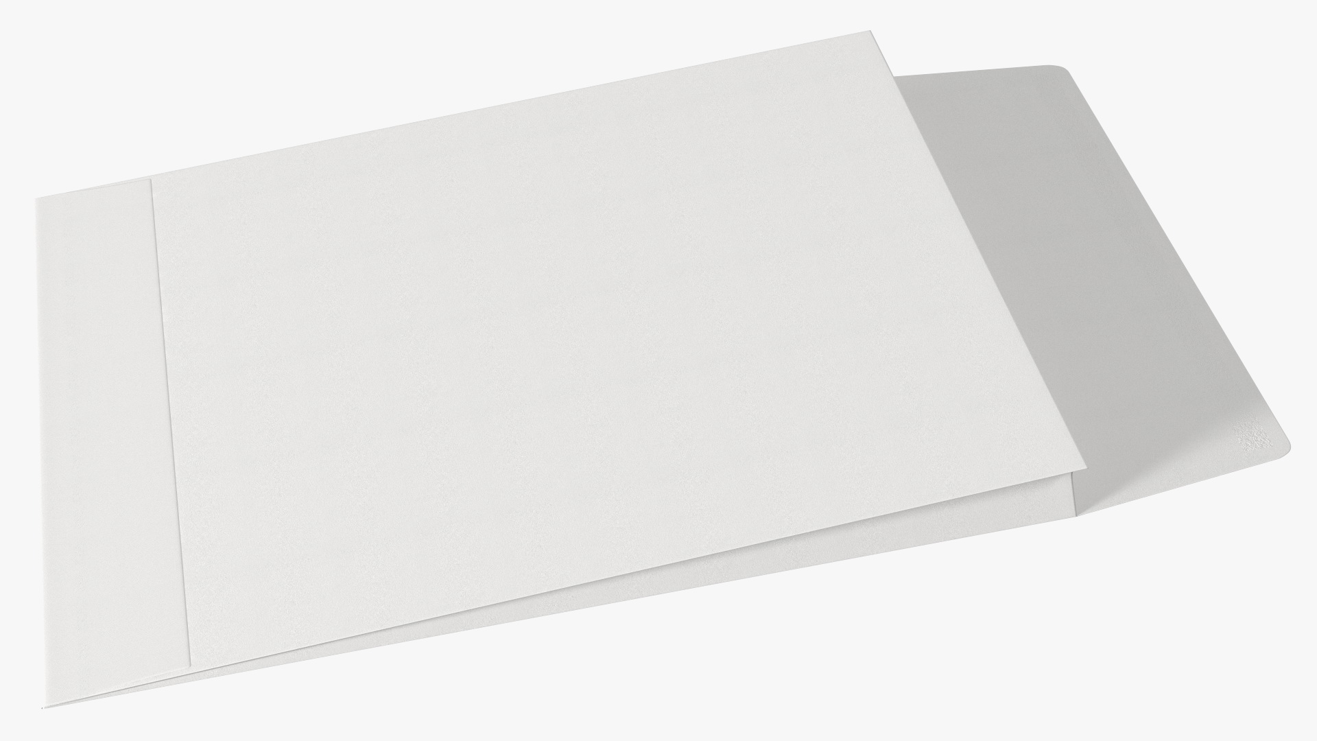 Gusset Envelope White Paper 3D