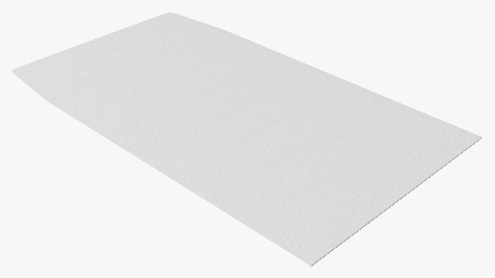 Gusset Envelope White Paper 3D