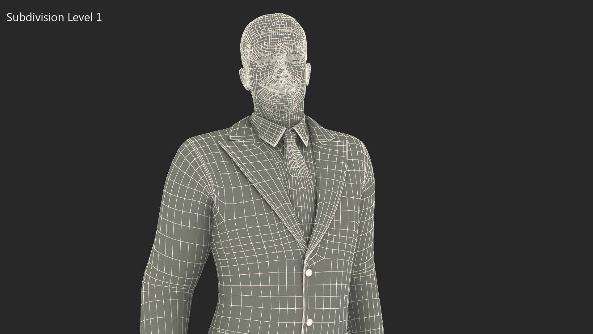 3D model Businessman Standing Pose