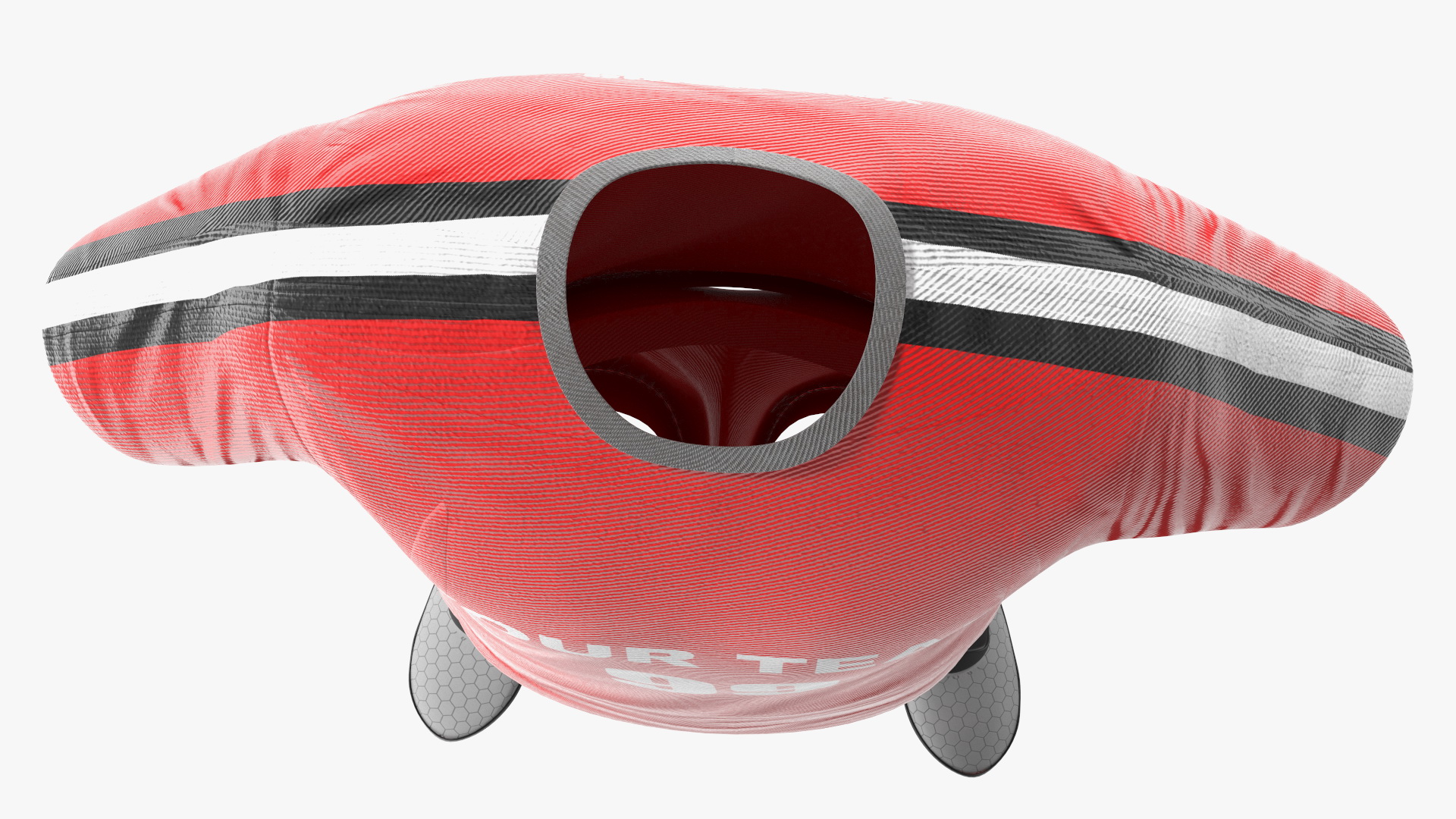 3D Soccer Uniform Red Your Team model