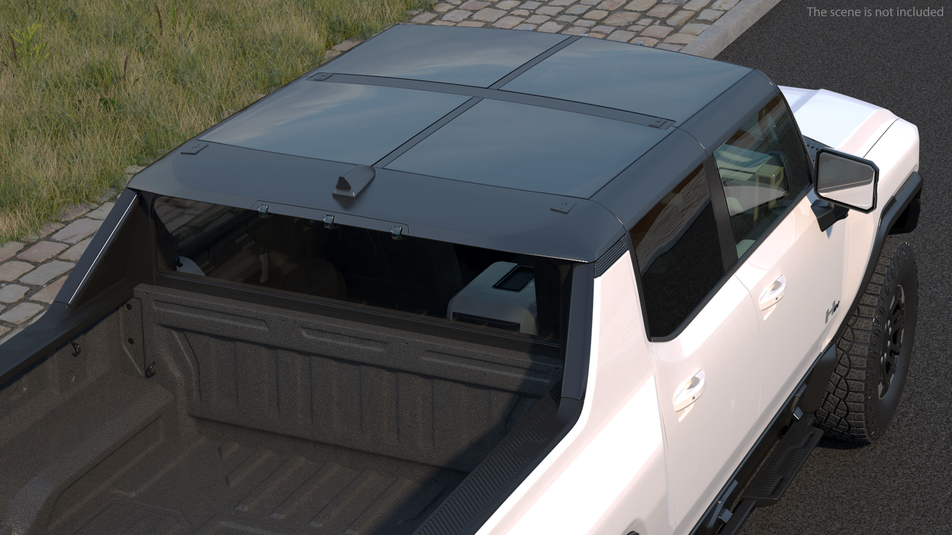 3D GMC Hummer EV PICKUP Simple Interior
