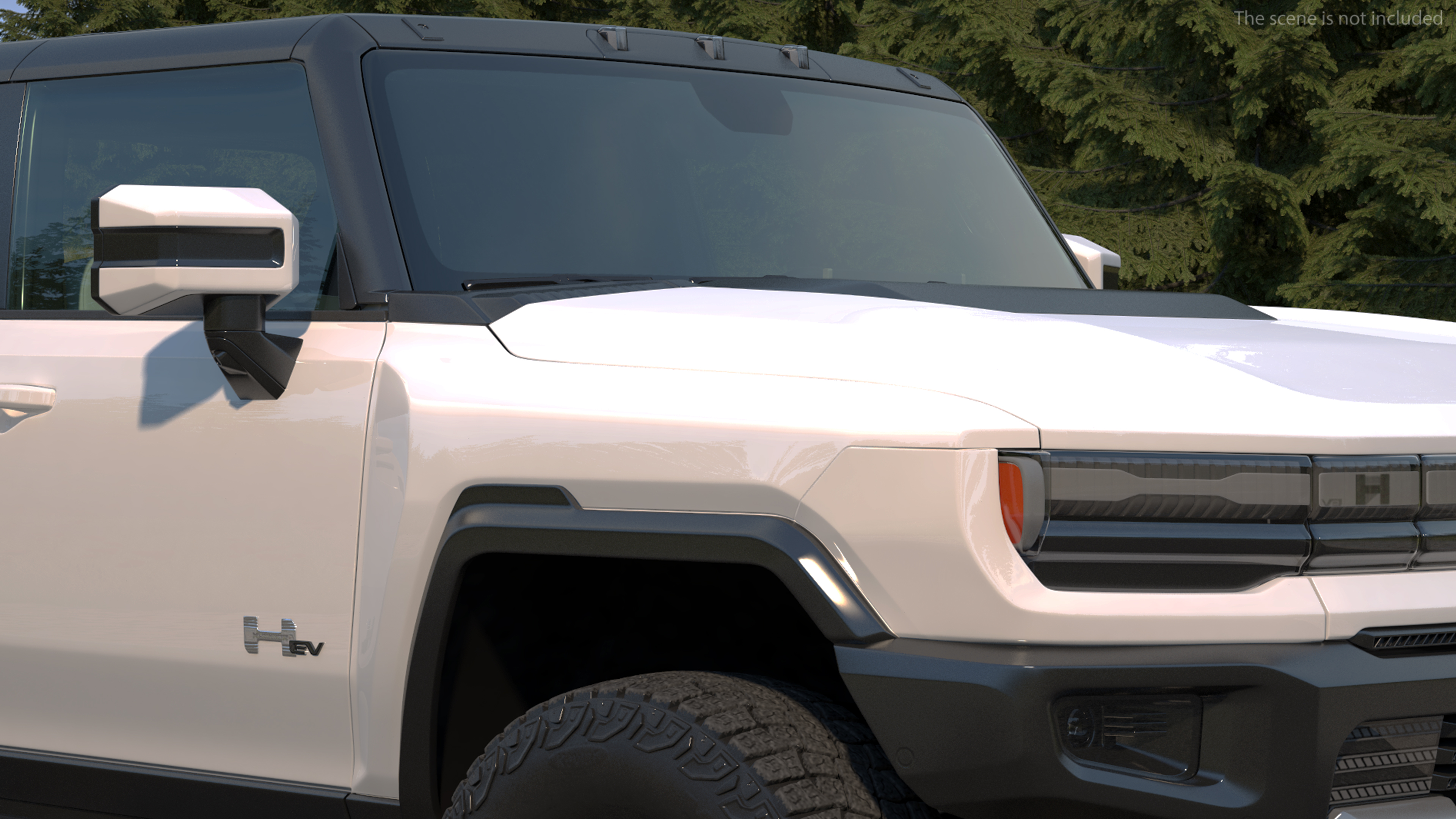 3D GMC Hummer EV PICKUP Simple Interior