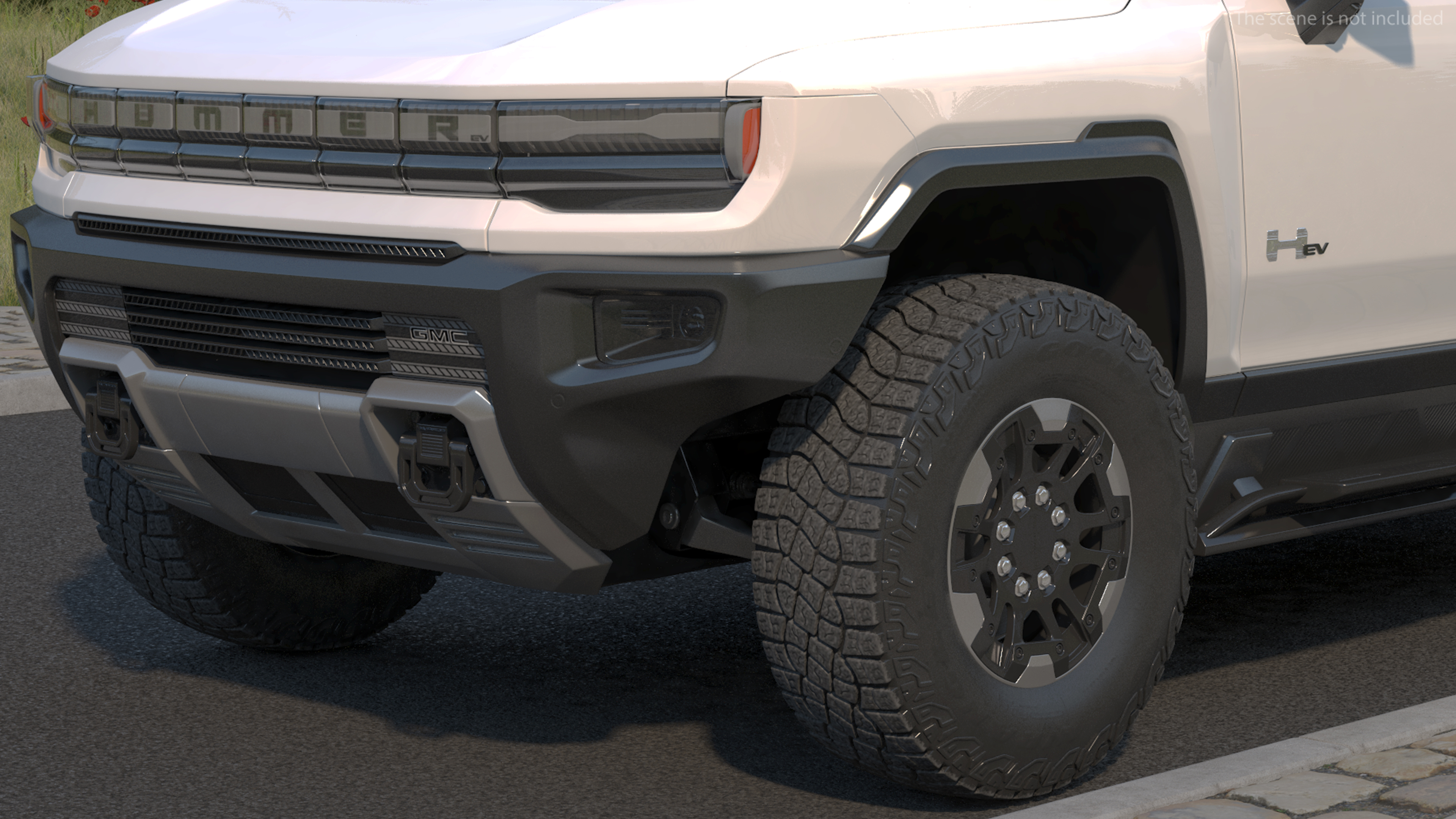 3D GMC Hummer EV PICKUP Simple Interior