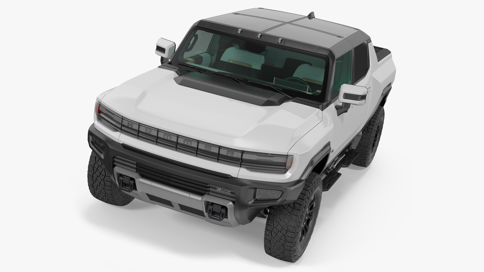 3D GMC Hummer EV PICKUP Simple Interior