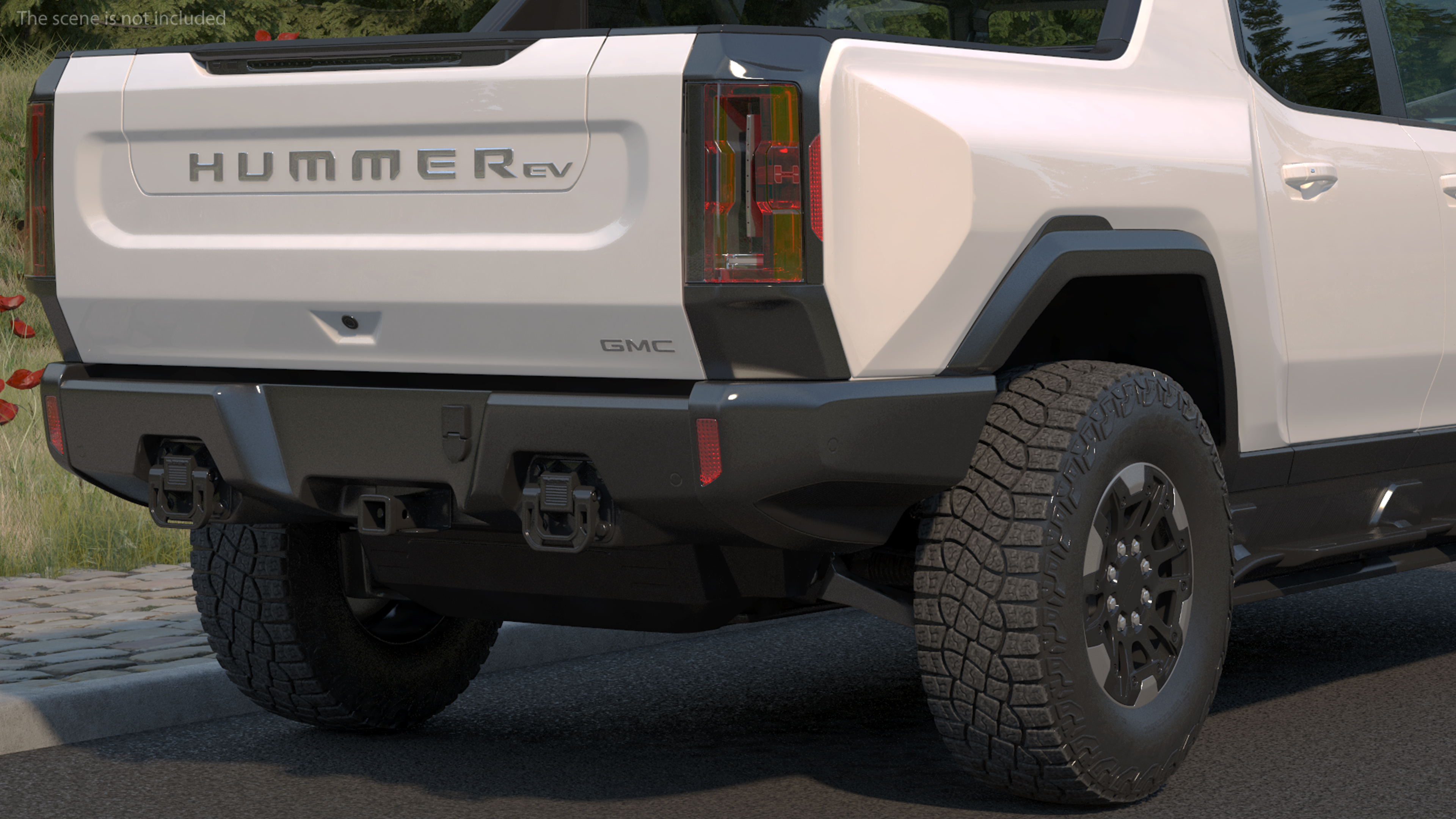 3D GMC Hummer EV PICKUP Simple Interior