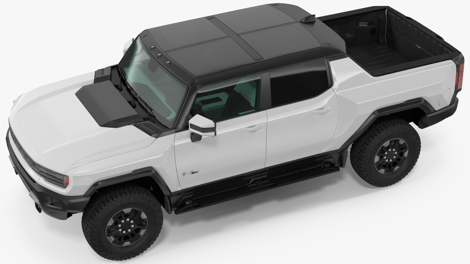 3D GMC Hummer EV PICKUP Simple Interior