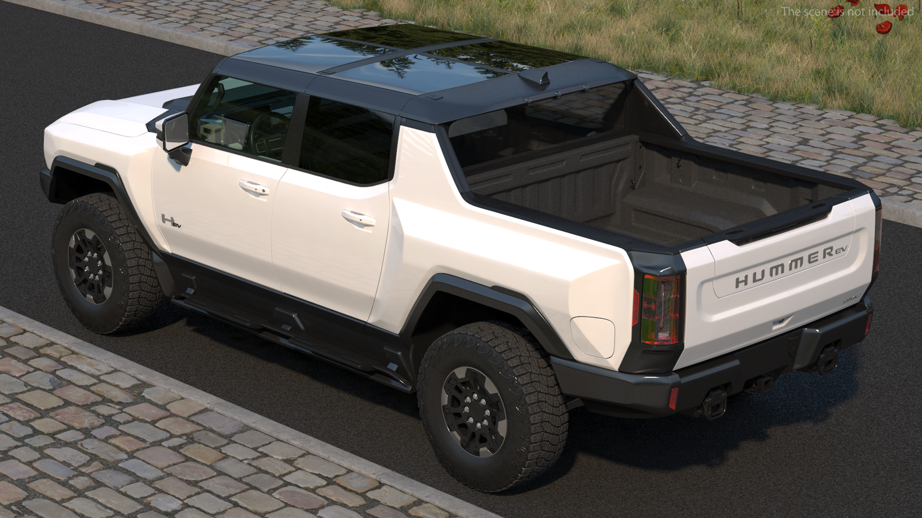 3D GMC Hummer EV PICKUP Simple Interior